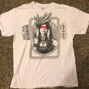 Native American woman shirt! Size L